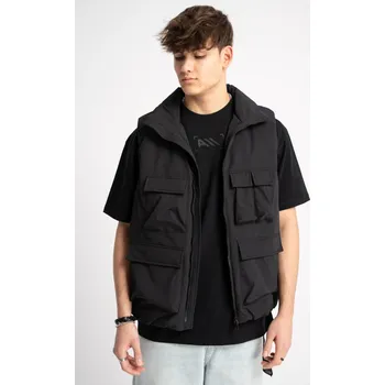 Reporter Young | Chlapecká černá vesta MILITARY VEST s předními kapsami - Barva ČERNÁ, Velikost 158 251-0887B-06-100-1