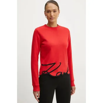 Dámská mikina Mikina Karl Lagerfeld A1W20010 červená 33X, vel. XS