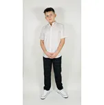 Reporter Young | Chlapecké tmavě modré elegantní kostkované chinos kalhoty s gumou v pase - Barva TMAVĚ MODRÁ, Velikost 152 243-0110B-11-480-1