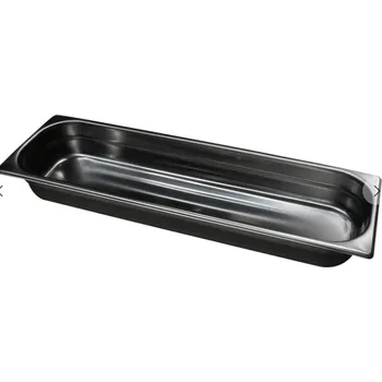 Gastronádoba nerezová plná GN 2/4 s úchyty 530 x 162 mm, hloubka: 65 mm