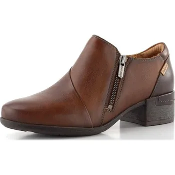 Dámské polobotky Pikolinos dámské zipové polobotky na podpatku Malaga cuero W6W-5902C1 - 37 | P699199