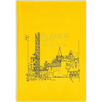 Diář Knižní diář 2026 A5 FunnyCase žlutý