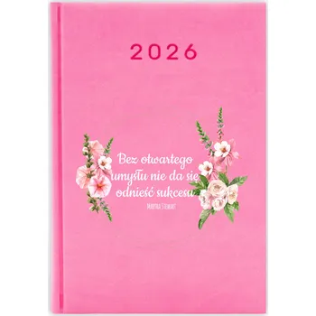 Kalendář Knižkový kalendář 2026 A5 FunnyCase růžový