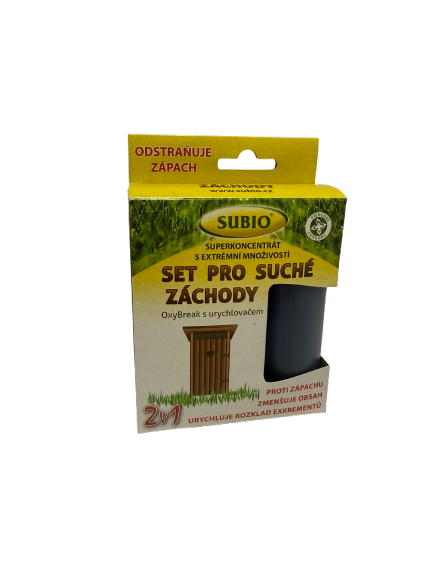 Bakterie pro SUCHÁ WC Set s urychlovačem