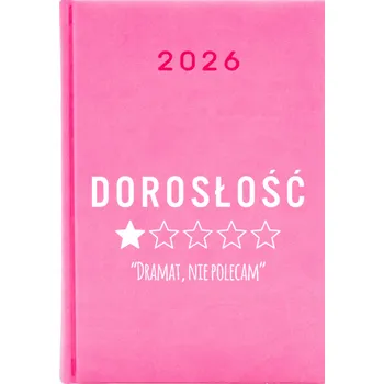 Kalendář Knižkový kalendář 2026 A5 růžový