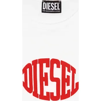 DIESEL Caviar White tričko XS Bílá