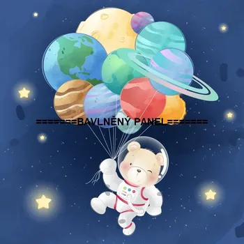 Panel bavlna - DĚTSKÉ MOTIVY-173-456 Velikost: 30x30cm