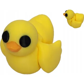 Figurka kachničky, mini pohyblivá kachna, zoo, farma, zvířátko