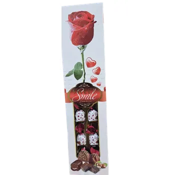 Bonboniéra Elit Sweet smile růže 180g