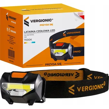 Čelovka ČELOVKA LED Čelová Svítilna Výkonná na Hlavu COB Vodotěsná