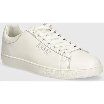 Pánská obuv Kožené tenisky Guess NOLA FMTNOL.ELE12.OFFWH bílá 00X, EUR 45