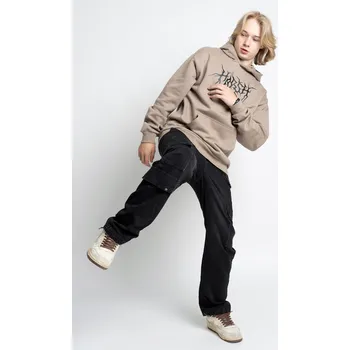 Chlapecké džíny Reporter Young | Chlapecké černé cargo džíny s prostornými kapsami - Barva ČERNÁ, Velikost 164 243-0110B-44-004-1