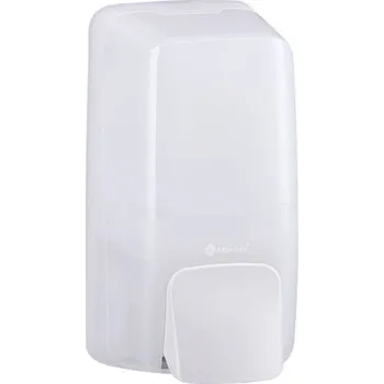 Dávkovač mýdla Ruční nástěnný dávkovač mýdla Merida 500 ml, bílý