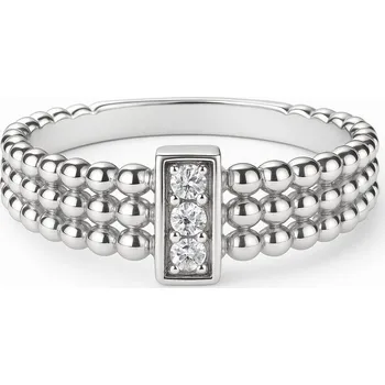 Prsten Zlatý 585/1000 prsten z bílého zlata se zirkony 10169