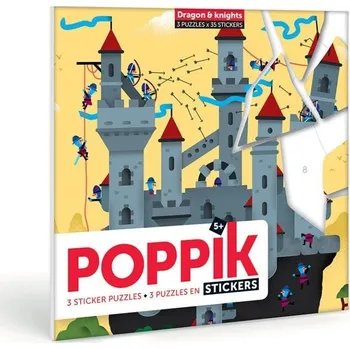Poppik Samolepkové puzzle - Tři prasátka