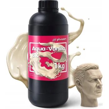 Filament UV Pryskyřice Phrozen Aqua Resin Vanilla 8K 1 kg 1 l Pro 3D Tiskárny - VYSOKÁ PŘESNOST