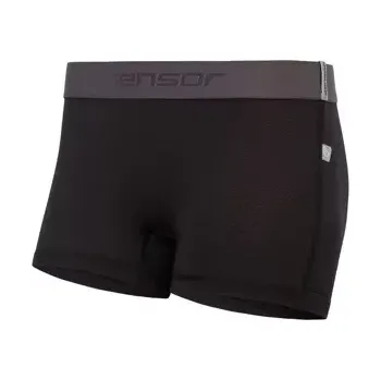 Kalhotky Sensor Sensor Coolmax TECH dámské kalhotky s nohavičkou, černá velikost M