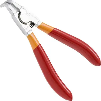 Cyklo nářadí UNIOR Unior Kleště na pojistné kroužky, vnější, zahnuté, červené