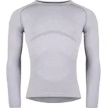 FORCE Pánské triko funkční Force SOFT dlouhý rukáv - šedé velikost M - L