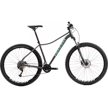 Horské kolo ROZZO 29" Horské dámské kolo ROZZO ROSE 80, šedo-stříbrná/mentolová velikost rámu - palce - cm 19 - (48 cm)