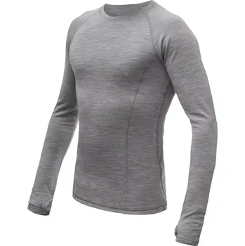 Pánské tričko Sensor Sensor Merino BOLD pánské triko, dlouhý rukáv - cool gray velikost XXL