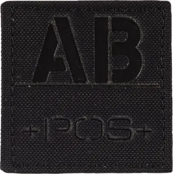 Combat Systems Rozlišovací IR Znak Krevní Skupina Velký Černá Varianta: AB POS