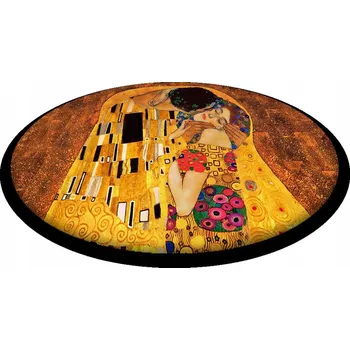 Polštář Pohodlný polštář na židli UFO voděodolný s potiskem Klimt Polibek