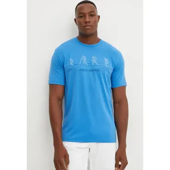 Pánská móda Tričko Helly Hansen 63082 modrá 55X, vel. S