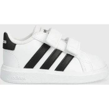 Chlapecká obuv Dětské sneakers boty adidas GRAND COURT bílá barva GW6527 00X, EUR 26