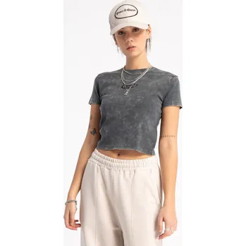 Reporter Young | Dívčí tmavě šedá halenka se sepraným efektem - Barva TMAVĚ ŠEDÁ, Velikost 152 251-0440G-13-190-1