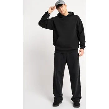 Reporter Young | Chlapecké černé široké tepláky se sepraným efektem - Barva ČERNÁ, Velikost 170 251-0117B-25-100-1