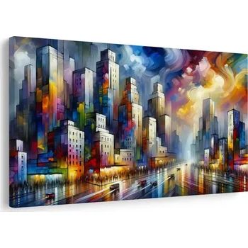 Obraz Dovido Obraz barevné město