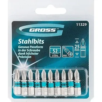 Bit Bity Philips Gross 11329 PH1 x 25 mm, 10 ks