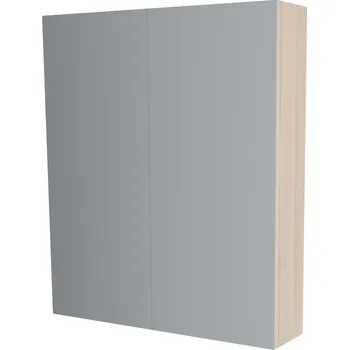 Koupelnový nábytek Mereo Koupelnová skříňka zrcadlová 600x700x140 mm, 2 x dvířka, Multidecor, Javor Hard šampaňský, CN798G62JHS2