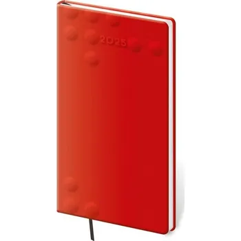 Diář Knižkový kalendář pro podnikatele 2025 Helma červený