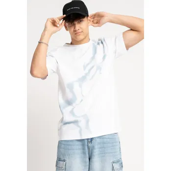 Chlapecké tričko Reporter Young | Chlapecké bílé tričko s abstraktním potiskem oceánských vln - Barva BÍLÁ, Velikost 164 251-0440B-61-200-1