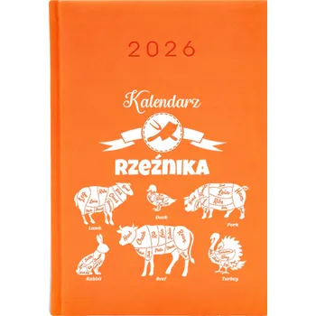 Kalendář Knižkový kalendář 2026 A5 oranžový