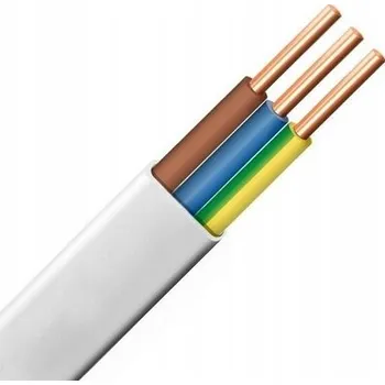 elektrický kabel Plochý elektrický kabel OMYp 3 x 2,5