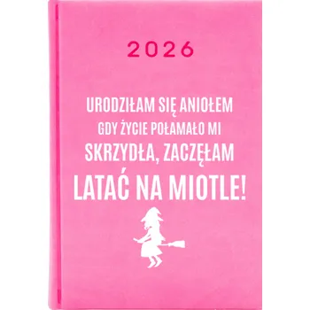 Kalendář Knižkový kalendář 2026 A5 Cute Cups růžový