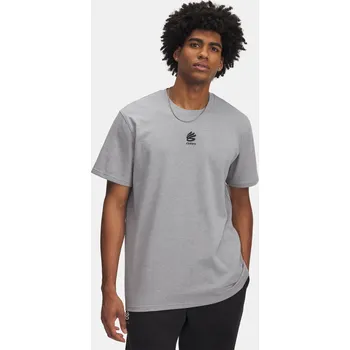 Pánské tričko Pánské tričko Under Armour Curry Hvyweight Logo Tee- 1387107-035 Šedá SM
