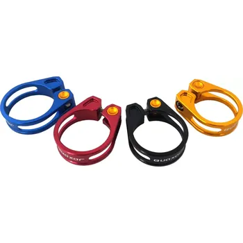 Sedlovka Quaxar Objímka sedlovky Quaxar CNC barva modrá průměr 31,8 mm