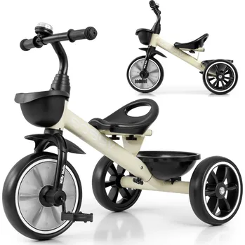 Dětská tříkolka Tříkolka Milly Mally Bobby béžová