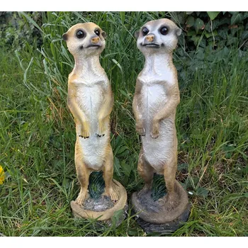 Zahradní dekorace Prodex Import Surikata stojíicí střední 2 druhy