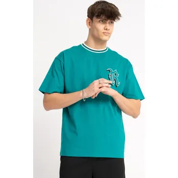 Reporter Young | Chlapecké tyrkysové tričko s potiskem na hrudi - Barva MOŘSKÁ, Velikost 170 251-0440B-65-550-1