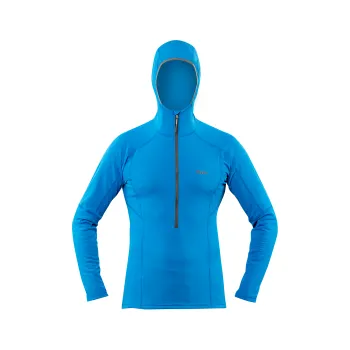 Pánská mikina Tilak Mera s kapucí methyl blue XXL; Modrá mikina + DÁREK DLE VÝBĚRU!