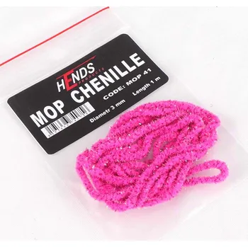 Rybářský prut HENDS MOP CHENILLE - FLUO RUŽOVÁ MOTTLED MOP 41