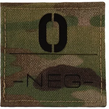 Combat Systems Rozlišovací IR Znak Krevní Skupina Velký Multicam Varianta: O NEG