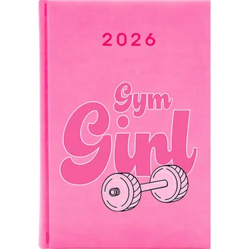 Kalendář Knižkový kalendář 2026 A5 růžový