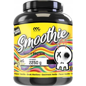 Protein Muscle Clinic Smoothie Whey 2250g Sladký Protein WPC 86% Bílkovin VANILKA