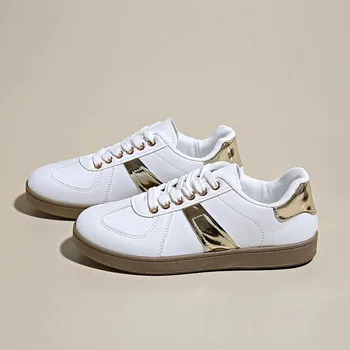 Pánské tenisky Lehká prodyšná obuv na běh a procházky Barva: Zlatá, Velikost: 36